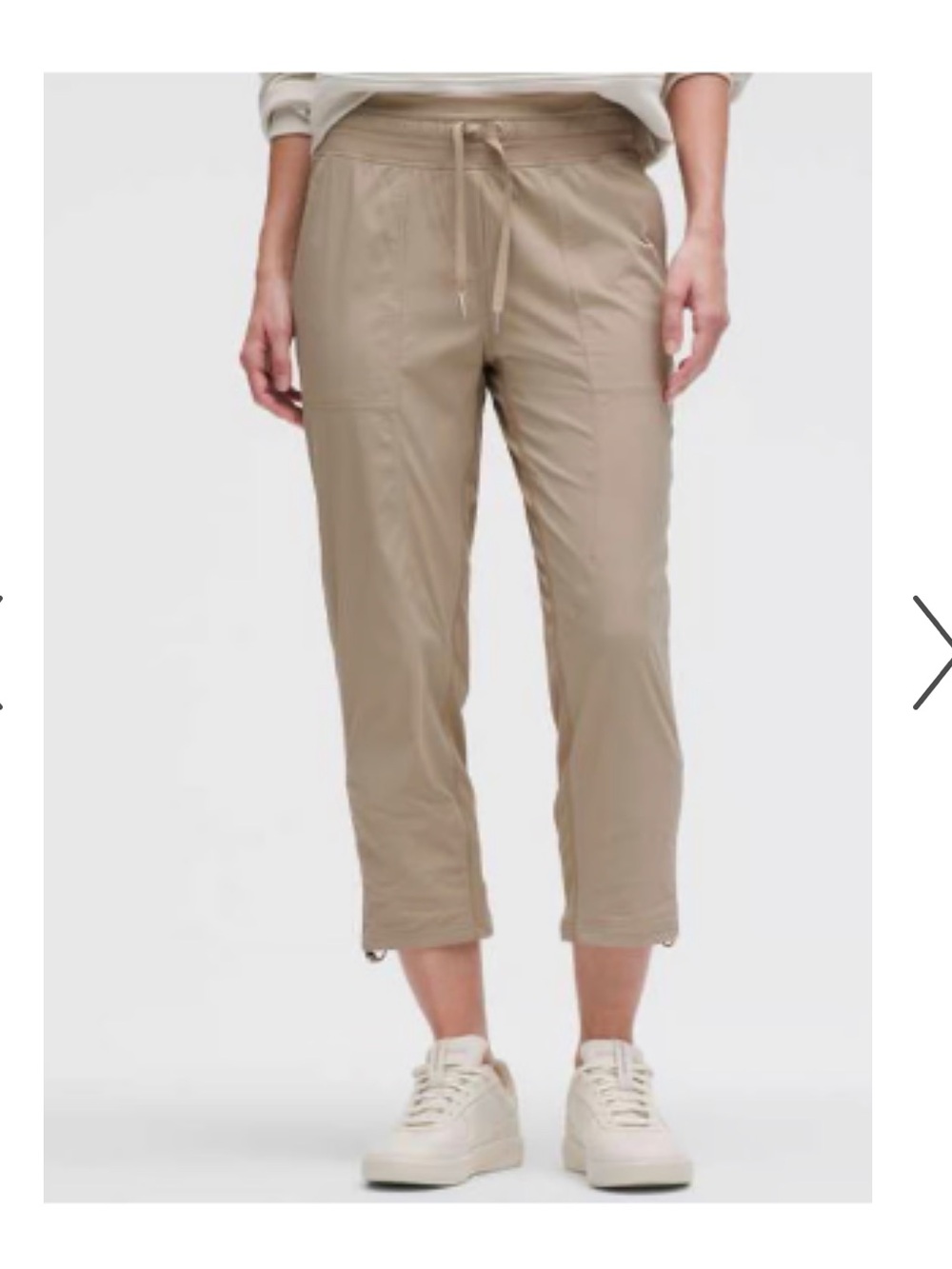 Lululemon Dance Studio Mid-Rise Cropped Pants in Sheer Oak